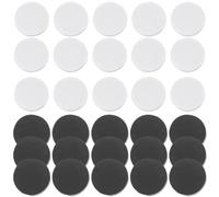 Vaguelly Accessori per Giochi da Tavolo 60 di Neri in Plastica, Design Semplice e Facile da Usare, per Giochi e Insegnamento