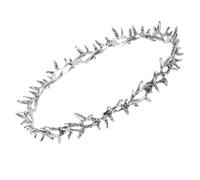 Vaguelly accessorio per a per la sposa Tiara da sposa corone nuziali per il matrimonio Carino coroncina sposa hair charms del ballo corone per ragazze Metallo Silver