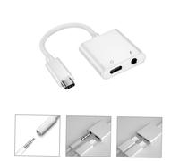Vaguelly Adattatore USB C Jack Microfono Converter Audio Digitale Type-c per Cuffie e Ricarica Chip Intelligente Scocca in Alluminio Compatibile con Smartphone Type-c