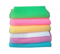 Vaguelly Asciugamano Da Bagno Lungo 6 Pezzi Set, Asciugamano Per Strofinare La Schiena Cinghia Lunga, Riutilizzabile e Lavabile, Per Doccia e Bagno, Adatto a Ragazzo Ragazza e Anziani