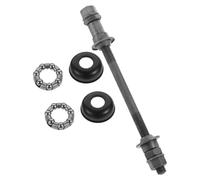 Vaguelly ASSE Posteriore Solido per Mountain Bike 180Mm Mozzo e Cuscinetti a Sfera Kit Mozzo Bici Grigio Resistente per Uso Outdoor e Viaggi Avventurosi