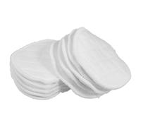 Vaguelly Assorbilatte 20 Pezzi Coppette Riutilizzabili in Cotone Bianco Morbide e Assorbenti per Donne che Allattano, per Uso Post Parto Giorno e Notte