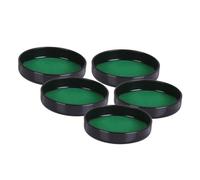 Vaguelly Base per Bicchiere Adattamento Preciso e Riduzione del Rumore 5 Pezzi per Dadi in Plastico Verde per Giochi e Ambienti Professionali