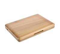 Vaguelly Bassoon Reed Case in Legno di Noce con Scomparti Custodia Protettiva Compatta e Ammortizzante per Ance Organizer Portatile per Musicisti e Studenti