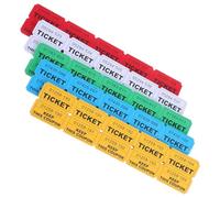 Vaguelly Biglietti per Eventi di Lotteria da 500 Paia per lotterie, aste di beneficenza Colorate, fiere, Eventi, premi in Aula e premi a Sorpresa