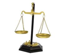 Vaguelly Bilancia in Metallo Decorativa Vintage Base Stabilità per Ufficio e Casa Giustizia Arredamento da e Centrotavola Decorazione per Amanti del Design