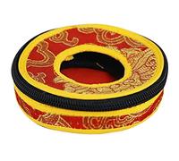 Vaguelly Borsa Portaoggetti Per Campane Nepalesi Accessori Per Campane Da Meditazione Custodia Per Campanelle A Mano Piatti Religiosi Colore Casuale