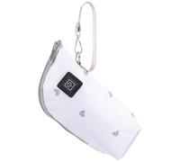 Vaguelly Borsa Termica e Conservazione della Nutrizione del Latte in Poliestere per Biberon Portatile Bianco Funzione di Mantenimento del Calore per Uso Outdoor