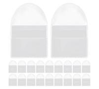 Vaguelly Buste Trasparenti per Monete in PVC, 200 Pezzi, per Collezionisti | Design Trasparente, Facile Identificazione, per Scambi Commerciali e Fiere Numismatiche