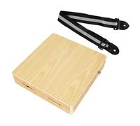 Vaguelly Cajon in Legno Tamburo Musicale Scatola da Suonare Strumento per Ragazzo Ragazza Ragazza Materiale Resistente e Pratico Stile Casuale