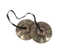 Vaguelly Campana Di Meditazione Rame Per Yoga Strumento Di Percussione Artigianale Per Cerimonie Religiose e Pratiche Di Meditazione Suono Piacevole e Duraturo Accessorio Per Benessere e