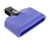 Vaguelly Campanaccio Latin Percussion in Plastica Blu Morsetto e Martello, Accessorio per Percussioni a Tamburo Portatile, Adatto per Supporti Batteria e Set di Strumenti Musicali