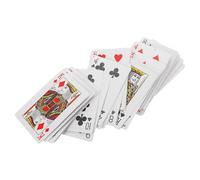 Vaguelly Carte Da Gioco in Braille Schede Braille Per Ipovedenti I Migliori Giochi Di Carte Gioco Di Carte Crack List Carte a Caratteri Grandi Per Anziani Giocare a 9 Carte Carta