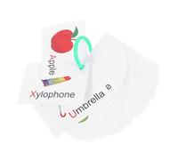 Vaguelly Carte Flash Educative per Apprendimento Cognitivo con Colori Vivaci Compatte Materiale Resistente e Didattico per Sviluppo Linguistico e Memoria