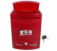 Vaguelly Cassetta Postale a Parete con Serratura per Esterni Piccola Cassetta Postale Bloccata in Plastica Resistente alle Intemperie per Uso Residenziale