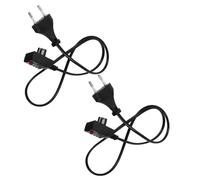 Vaguelly Cavo Di Ricarica Per Scaldamani Ricaricabile Spina Ue, Set 2 Pezzi, Compatibile Borse Acqua Calda Elettriche, Riscaldamento Rapido Per Uso Domestico e Da Viaggio