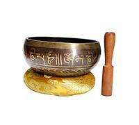 Vaguelly Ciotola Tibetana Per Meditazione e Terapia Del Suono Con Piccolo Decorazioni Per La Casa e Relax Profondo