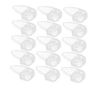 Vaguelly Clip Di Fissaggio Del Vetro Per Specchio e Armadi, Morsetto Trasparente Multifunzionale, Installazione Semplice Per Vetro Spessore Vari, Confezione Da 100 Pezzi Per Uso Domestico e Guardaroba