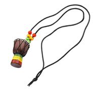 Vaguelly Collana Di Tamburi Africani Braccialetto Collana Pendente Portachiavi Pendente Della Chitarra Elettrica Mini Collana Mini Strumento Collana Di Accessori Mini Collane Nylon