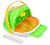 Vaguelly Contenitore Kit Educativo di Osservazione per Bachi in Abs Trasparente con Struttura a Strati Staccabili per Osservare il Ciclo di Crescita le Mutazioni a Casa a Scuola