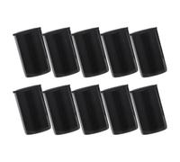 Vaguelly Contenitori per Pellicole Fotografiche Vuoti 10 Pezzi con Tappo Nero, Scatole Resistenti per Conservazione Pellicole e Esche da Pesca, Organizer Compatto per attività Outdoor