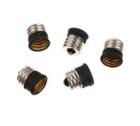 Vaguelly Convertitore Base Lampada Da E17 a E14 5 Pezzi Per Lampadine Led e Incandescenza Adatto a Interni Come Corridoio Cucina e Garage