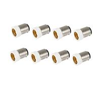 Vaguelly Convertitore Base Lampadina B15 a E14 in Rame 8Pezzi Adatto per LED Risparmio Energetico e Lampadina a Incandescenza