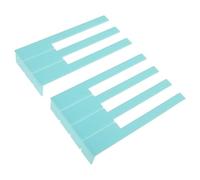 Vaguelly Copertura Protettiva Accessorio la Protezione Dalla e Conservazione Termine per Tasti Chiari del Pianoforte in Plastica Blu per Sale e Riparazioni