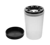 Vaguelly coppa per pennelli per nail art tazza per gel UV coppetta per togliere lo smalto tazza per lavare i pennelli per nail art Porta della penna gel UV plastica Transparent