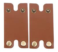 Vaguelly Copri Testina Rasoio in Similpelle 2 Pezzi, Guaina Antigraffio Leggera e Portatile, Custodia Protettiva per Rasoio Manuale da Viaggio per Uomo