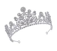 Vaguelly Coroncina Per Fascia Compleanno e Matrimonio Design Barocco Copricapo Per Feste e Accessorio