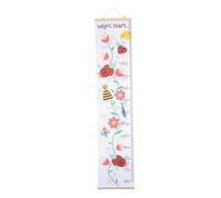Vaguelly Crescita Ragazzo Ragazza Rappresentazione Artigianale Tela Oil Canvas Con Design Di Fiori Misuratore Da Appendere Per Decorare La Stanza Dei Ragazzo Ragazza