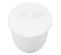 Vaguelly Crogiolo da Laboratorio in Ptfe Bianco da 30ml con Coperchio, Resistente a Temperature Variabili e Riutilizzabile per Sintesi dei Materiali