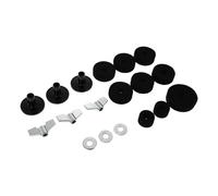 Vaguelly Cuscinetti in Feltro Per Batteria 18 Pezzi Cuscinetti in Feltro Per Piatti Set Di Pad Per Batteria Utili Accessori Per Pad Per Batteria