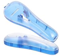 Vaguelly Custodia per Rasoio Doppia in PC Resistente All'usura, Portatile per Viaggio, Protezione Sicura e Organizzazione per Rasoi da Uomo, Confezione da 2 Pezzi