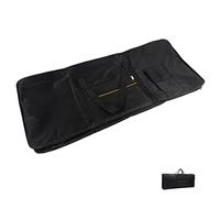Vaguelly Custodia Per Tastiere Elettroniche - Custodia Per Tastiera A 61 Tasti Borsa Da Viaggio Pieghevole Leggera Compatta Nera