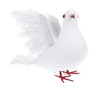 Vaguelly Decorazione Colombaccio Rotanti in Plastico e Schiuma Bianca per Wedding Decorations e Pigeon Decoration, Facile Montaggio e Aspetto Vivido per Casa e Matrimoni