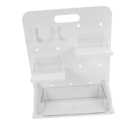 Vaguelly Di Archiviazione Con Pannello Organizer Da Foratura Contenitore Per Forniture Per Ufficio Con Ganci e Scatola Portaoggetti Pannello Per Scrivania