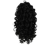 Vaguelly Di Cavallo Riccia Africana Lunga Con Coulisse Extension Per Donne Per Aggiungere Volume e Pienezza Uno Chignon Di Cavallo