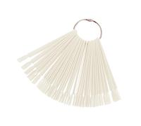 Vaguelly Display per Unghie Ventaglio in Tavoletta Falsi con Anello Strumento Manicure per Nail Art e Personale