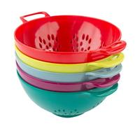 Vaguelly Drain Basket, Washing Basket per Frutta e Verdura, 5 Pezzi in ABS, Non si Deforma Facilmente, Filtra Acqua, per Conservare Alimenti e Cucina Colore Casuale