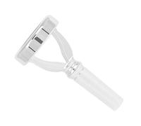 Vaguelly Elegante Accessorio Per La Pratica E Lesecuzione Di Bocchini Per Tuba in Ottone Argentato Facile Da Usare E Comodo Per Sessioni Di Pratica Per Livelli Di Abilità