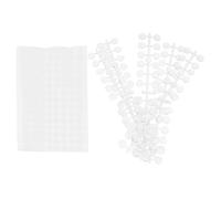 Vaguelly Espositore per Campioni di Manicure Rotondi 4 Pezzi Trasparenti Tavolozza Colori per Nail Art Saloni di Bellezza Scuole Unghie Uso Professionale Personale