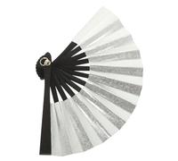Vaguelly Fan per Tradizionale Bambola Ventilatore a Mano Ventilatore Portatile tenuto Adorn miniventilatore Mini ventagli Pieghevoli Carta Portatile a ventaglio bambù Silver