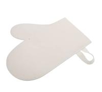 Vaguelly guanti da sauna in feltro Guanto protettivo per sauna Guanto assorbente per sauna Guanto per attività termali Guanto per sauna Guanto unisex per sauna saune Caldo provato bianca