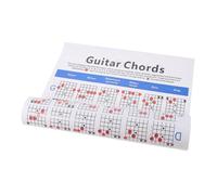 Vaguelly Guida Agli Accordi Per Chitarra Poster Pratico Per Insegnare Chitarra e Ukulele Ai Principianti Portatile e Facile Da Leggere Con Grandi e Design