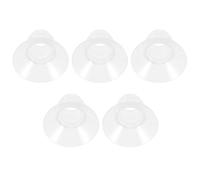 Vaguelly Inserti Flangiati in Silicone 5 Pezzi da 13Mm a 21Mm per Tiralatte Indossabile ed Elettrico Accessori per Flangia Tiralatte Parti Sostitutive Sicure e Pratiche per Allattamento