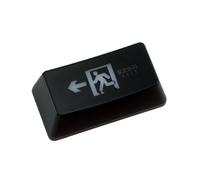 Vaguelly Keycap Backspace Trasparente per Tastiera Nero Luminosa Ricambio Resistente e Facile Installare per Videogiocatori e Appassionati Computer