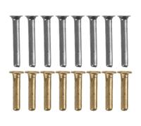 Vaguelly Kit 16 Pezzi Rivetti in Lega Argento per Riparazioni Ombrelli, Perni Resistenti per Stecche, Compatto e Completo per Restauro e Fai-da-te Ombrelli