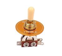 Vaguelly Kit Piastra e Rondella Interruttore a 3 Vie Per Chitarra Elettrica, Anello Ritmo Acuto, Struttura in Alluminio Design Silenzioso, Ricambio Facile Da Installare Per Musicisti e Studenti